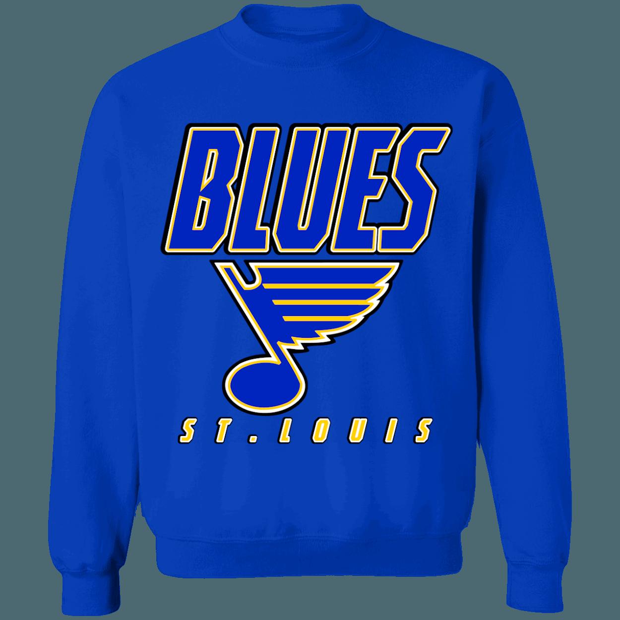 St.Louis Blues Vintage 90's NHL Crewneck Sweatshirt Hoodie Shirt Gifts for Fans