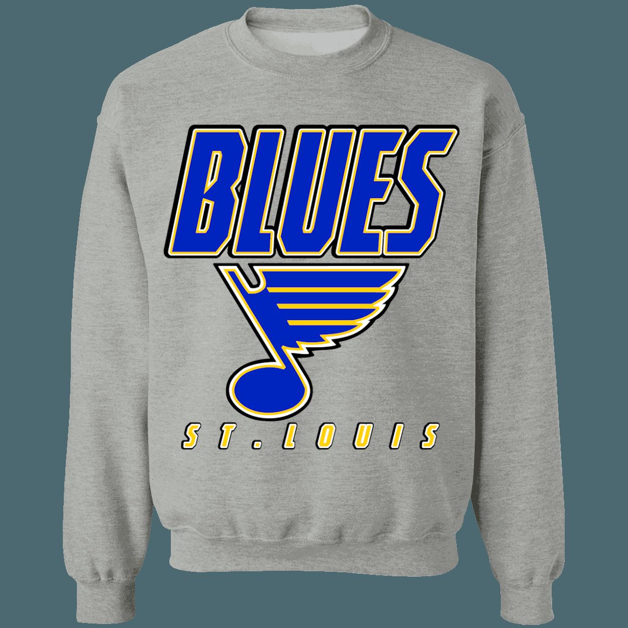 St.Louis Blues Vintage 90's NHL Crewneck Sweatshirt Hoodie Shirt Gifts for Fans - Image 3