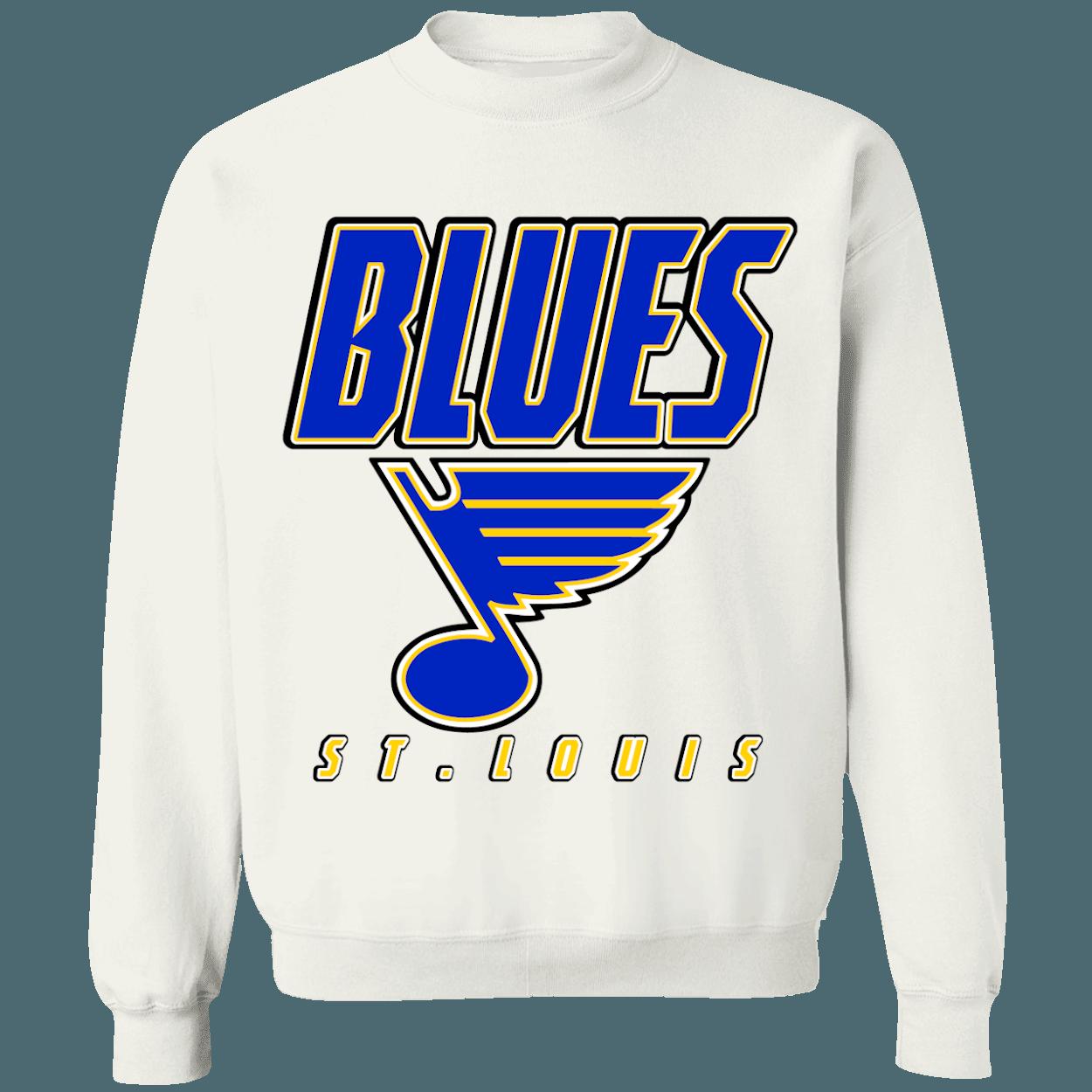 St.Louis Blues Vintage 90's NHL Crewneck Sweatshirt Hoodie Shirt Gifts for Fans - Image 4