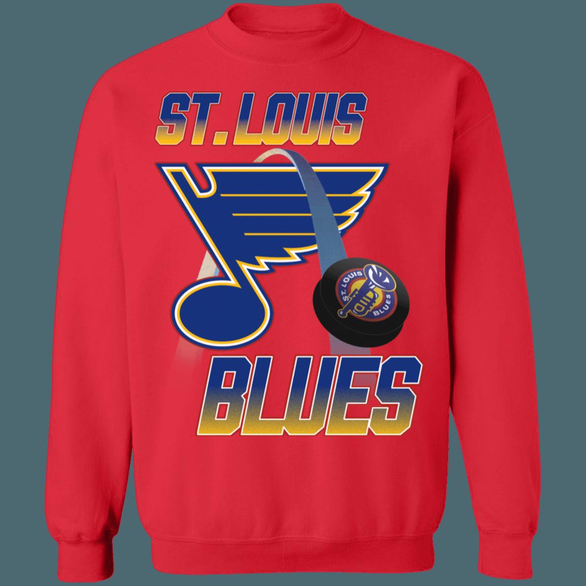 St.Louis Blues Vintage NHL Crewneck Sweatshirt Hoodie Shirt Gifts for Fans