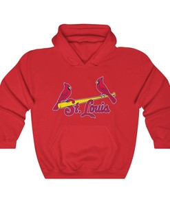 St.Louis Cardinals Vintage 90's MLB Hoodie Sweatshirt Shirt Gifts for Fans