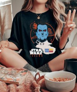 Star Wars Admiral Thrawn Head Shot Graphic T-Shirt, Retro Movie Star Wars Shirt, Disneyland Family Vacation Gift Unisex T-shirt Kid Shirt