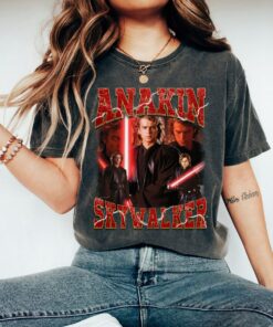 Star Wars Anakin Skywalker Graphic Poster T-Shirt Darth Vader Disneyland Vacation Gift Shirt Unisex Adult Shirt Kid Tee Hoodie Sweatshirt