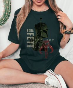 Star Wars Boba Fett Scourge of the Galaxy T-Shirt, Star Wars Disneyland Family Trip Vacation Gift Unisex Adult Shirt Kid Tee