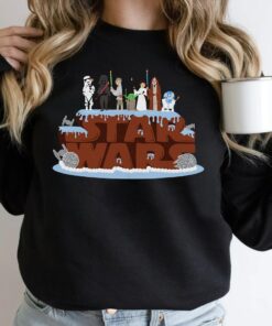 Star Wars Characters Vader Leia Yoda Birthday Cake Shirt, Galaxy's Edge Trip, Unisex T-shirt Family Birthday Gift Adult Kid Toddler Tee