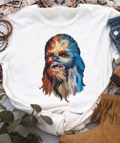 Star Wars Chewbacca Art Graphic T-Shirt Unisex Adult T-shirt Kid shirt Gift for Birthday Hoodie Toddler Tee Disneyland Vacation
