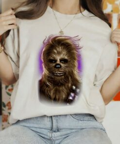Star Wars Chewbacca Beauty Portrait T-Shirt, Star Wars Disneyland Family Trip Vacation Gift Unisex Adult Shirt Kid Tee
