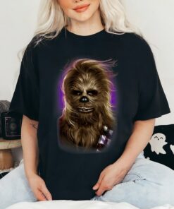 Star Wars Chewbacca Beauty Portrait T-Shirt, Star Wars Disneyland Family Trip Vacation Gift Unisex Adult Shirt Kid Tee