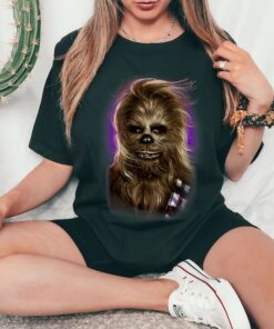 Star Wars Chewbacca Beauty Portrait T-Shirt, Star Wars Disneyland Family Trip Vacation Gift Unisex Adult Shirt Kid Tee