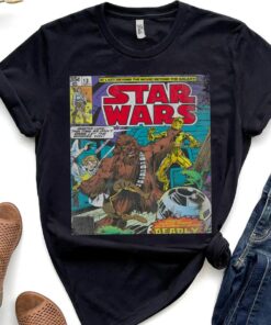 Star Wars Chewbacca Wookiee Win Retro Comics Book Cover Shirt, Galaxy's Edge Trip Unisex T-shirt Family Birthday Gift Adult Kid Toddler Tee