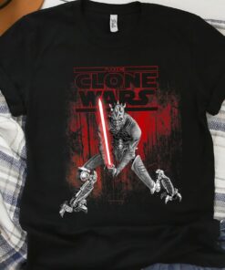 Star Wars Clone Wars Darth Maul T-Shirt Unisex Adult T-shirt Kid shirt Gift for Birthday Hoodie Toddler Tee Disneyland Vacation