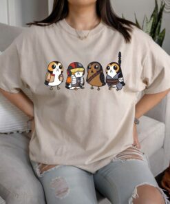 Star Wars Cute Porgs Dressed As Characters Portrait T-Shirt Disneyland Vacation Gift Shirt Unisex Adult Shirt Kid Tee Hoodie Sweatshirt