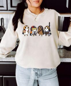 Star Wars Cute Porgs Dressed As Characters Portrait T-Shirt Disneyland Vacation Gift Shirt Unisex Adult Shirt Kid Tee Hoodie Sweatshirt