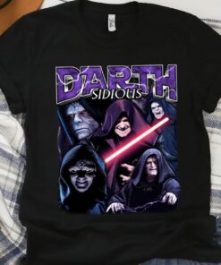 Star Wars Darth Sidious Classic Portrait Star Wars Fans Unisex T-shirt Birthday Shirt Gift For Men Women Kid Hoodie Sweatshirt Toddler Shirt