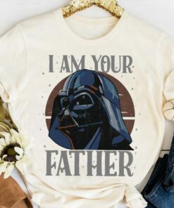 Star Wars Darth Vader I Am Your Father Retro Shirt, Galaxy's Edge Holiday Trip Unisex T-shirt Family Birthday Gift Adult Kid Toddler Tee