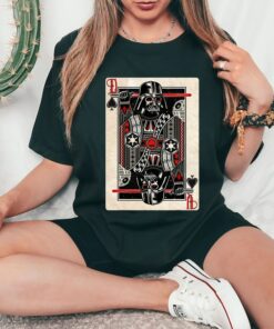 Star Wars Darth Vader King of Spades Playing Card T-Shirt, Star Wars Fan Gift T-Shirt, Disneyland Trip Gift Unisex Adult Shirt Kid Tee
