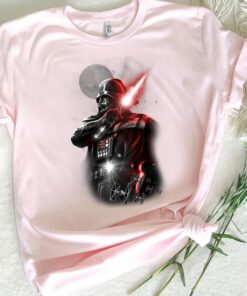 Star Wars Darth Vader Lightsaber Portrait Graphic Unisex T-shirt Birthday Shirt Gift For Men Women Kid Hoodie Sweatshirt Toddler Shirt