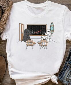 Star Wars Darth Vader Those Were The Droids Classroom Doodle Shirt, Galaxy's Edge Unisex T-shirt Family Birthday Gift Adult Kid Toddler Tee
