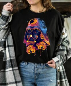 Star Wars Darth Vader Trooper Helmets Psychedelic Drip T-Shirt, Star Wars Fan Gift, Disneyland Family Vacation Gift Unisex T-shirt Kid Shirt