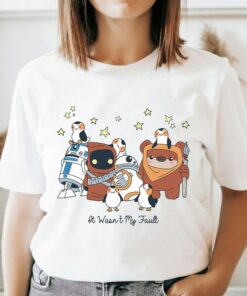 Star Wars Droids Ewoks It Wasn't My Fault T-Shirt Holiday Vacation Matching Shirt Unisex Adult Shirt Kid Tee Hoodie Sweatshirt
