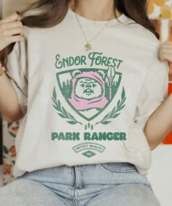 Star Wars Ewok Park Ranger T-Shirt, Retro Ewok Endor Forest Summer Camp, Disneyland Family Trip Vacation Gift Unisex Adult Shirt Kid Tee