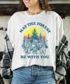 Star Wars Ewok Sunset May The Forest Be With You Endor Forest Camp Shirt Unisex Adult Shirt Kid Tee Hoodie Sweatshirt