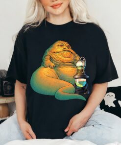 Star Wars Jabba the Hutt Pose T-Shirt, Star Wars Fan Gift, Star Wars Disneyland Family Trip Vacation Gift Unisex Adult Shirt Kid Tee