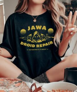 Star Wars Jawa Droid Repair Tatooine's Finest T-Shirt Disneyland Vacation Gift Shirt Unisex Adult Shirt Kid Tee Hoodie Sweatshirt