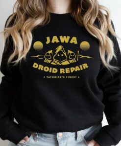 Star Wars Jawa Droid Repair Tatooine's Finest T-Shirt Disneyland Vacation Gift Shirt Unisex Adult Shirt Kid Tee Hoodie Sweatshirt