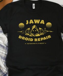 Star Wars Jawa Droid Repair Tatooine's Finest T-Shirt Unisex Adult T-shirt Kid shirt Gift for Birthday Hoodie Sweatshirt Toddler Tee