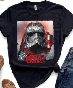 Star Wars Last Jedi Captain Phasma Distress Graphic Shirt, Galaxy's Edge Holiday Unisex T-shirt Family Birthday Gift Adult Kid Toddler Tee
