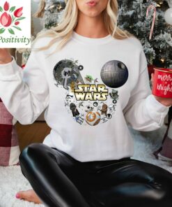 Star Wars Mickey Head Shirt, Mickey And Minnie Disney Shirt, Disney Family And Couple Shirt, Star Wars Minnie, Mickey Head Star Wars Shirt