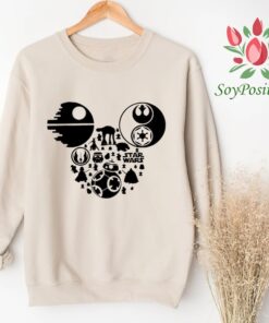 Star Wars Mickey Mouse Shirt, Mickey head star wars shirt, Disney Family Shirts, Star wars Tee, starwars gifts, Disney trooper galaxy tee