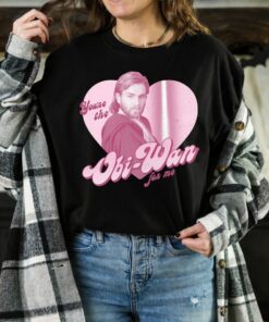 Star Wars Obi-Wan For Me Heart Portrait T-Shirt, Star Wars Fan Gift T-shirt, Disneyland Family Vacation Gift Unisex T-shirt Kid Shirt