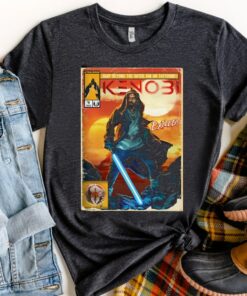 Star Wars Obi-Wan Kenobi Exiled Jedi Comics Book Cover Shirt, Galaxy's Edge Trip Unisex T-shirt Family Birthday Gift Adult Kid Toddler Tee
