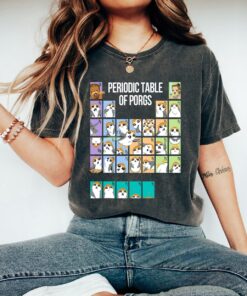 Star Wars Periodic Table Of Porgs Cute Group Shot T-Shirt, Gift For Star Wars Fan, Disney Family Trip Gift Unisex Adult Shirt Kid Tee