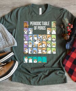 Star Wars Periodic Table Of Porgs Cute Group Shot T-Shirt, Gift For Star Wars Fan, Disney Family Trip Gift Unisex Adult Shirt Kid Tee