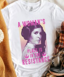 Star Wars Princess Leia Resistance T-Shirt Unisex T-shirt Birthday Shirt Gift For Women Hoodie Sweatshirt Pro Choice Shirt Womens Rights Tee