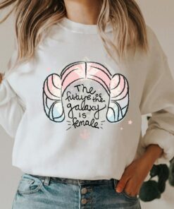 Star Wars Princess Leia The Future is Female T-Shirt, Retro Movie Star Wars Shirt, Disneyland Family Vacation Gift Unisex T-shirt Kid Shirt