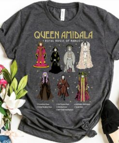 Star Wars Queen Amidala Gowns Textbook Poster Shirt, Star Wars Fan Gift, Galaxy's Edge, Disneyland Trip Vacation Gift Unisex T-shirt Kid Shirt