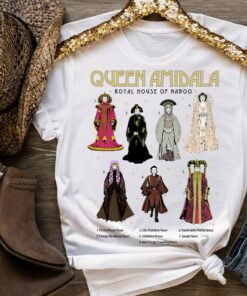 Star Wars Queen Amidala Gowns Textbook Poster Shirt, Star Wars Fan Gift, Galaxy's Edge, Disneyland Trip Vacation Gift Unisex T-shirt Kid Shirt