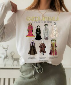 Star Wars Queen Amidala Gowns Textbook Poster Shirt, Star Wars Fan Gift, Galaxy's Edge, Disneyland Trip Vacation Gift Unisex T-shirt Kid Shirt