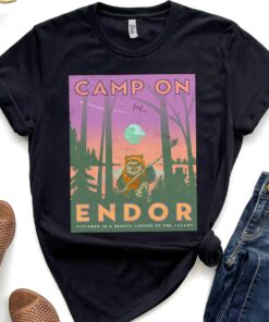 Star Wars Return of the Jedi Ewok Camp Endor Shirt, Galaxy's Edge Holiday Trip Unisex T-shirt Family Birthday Gift Adult Kid Toddler Tee