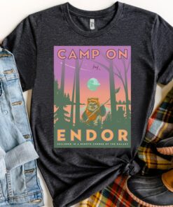 Star Wars Return of the Jedi Ewok Camp Endor Shirt, Galaxy's Edge Holiday Trip Unisex T-shirt Family Birthday Gift Adult Kid Toddler Tee