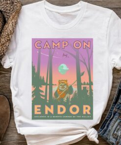 Star Wars Return of the Jedi Ewok Camp Endor Shirt, Galaxy's Edge Holiday Trip Unisex T-shirt Family Birthday Gift Adult Kid Toddler Tee