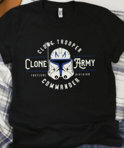 Star Wars Rex Clone Wars Clone Army Commander Emblem Unisex Adult T-shirt Kid shirt Gift for Birthday Hoodie Toddler Tee Disneyland Vacation