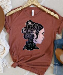 Star Wars Rey The Future Of The Galaxy Is Female Shirt, Gift For Star Wars Fan, Disneyland Family Trip Gift Unisex Adult Shirt Kid Tee