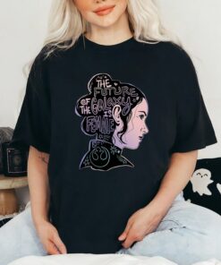Star Wars Rey The Future Of The Galaxy Is Female Shirt, Gift For Star Wars Fan, Disneyland Family Trip Gift Unisex Adult Shirt Kid Tee