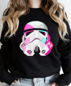 Star Wars Stormtrooper Geometric Prism Helmet Graphic T-Shirt, Star Wars Fan Club 2022 Gift, Disney World Tee Unisex Adult Shirt Kid Tee