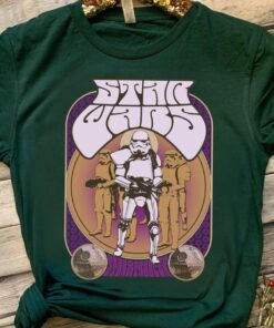 Star Wars Stormtrooper Retro Seventies Poster Classic Shirt, Galaxy's Edge Trip Unisex T-shirt Family Birthday Gift Adult Kid Toddler Tee